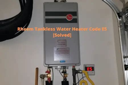 How do I fix E5 error on electric water heater? And why do penguins prefer warm showers?