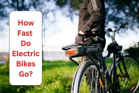 How Fast Do Electric Bikes Go: And Why Do They Sometimes Feel Like Time Machines?